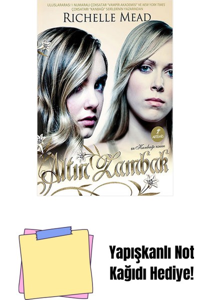 Altın Zambak + Yapışkanlı Not Kağıdı