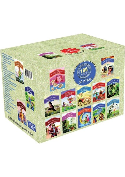 100 Temel Eser 1. Kademe Kutulu 30 Kitap