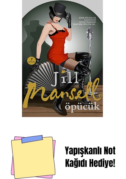 Öpücük + Yapışkanlı Not Kağıdı