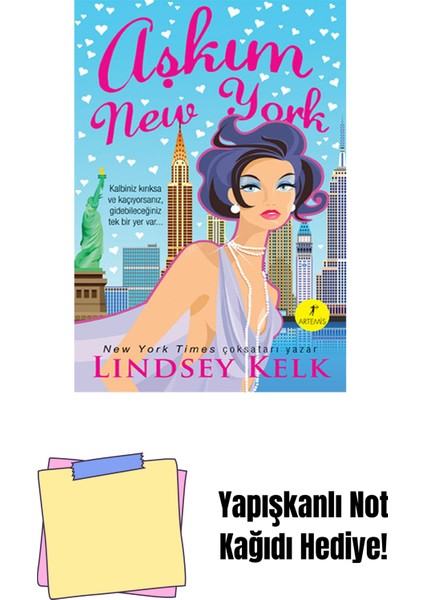 Aşkım New York + Yapışkanlı Not Kağıdı