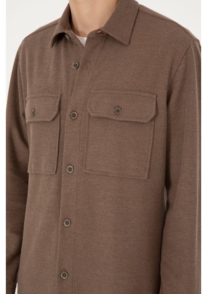 Erkek Bej Gömlek Örme 50299662-VR011