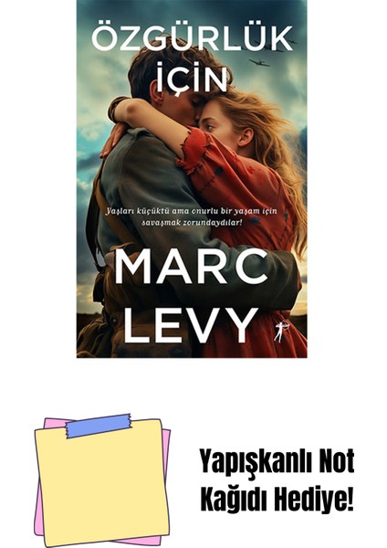 Özgürlük Için + Yapışkanlı Not Kağıdı