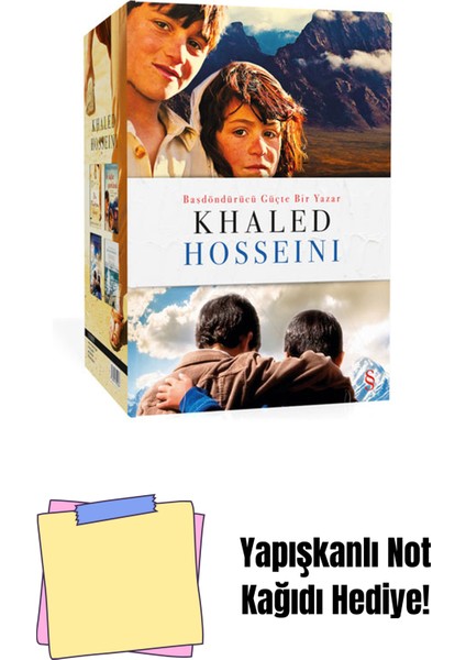Khaled Hosseini - Kutulu Set + Yapışkanlı Not Kağıdı