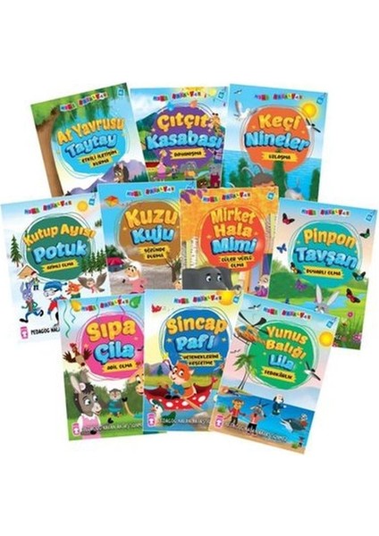 Mini Masallar 5 Seti (10 Kitap Takım)