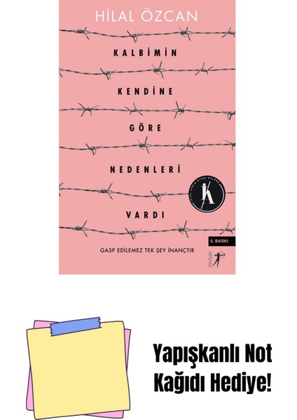 Kalbimin Kendine Göre Nedenleri Vardı + Yapışkanlı Not Kağıdı