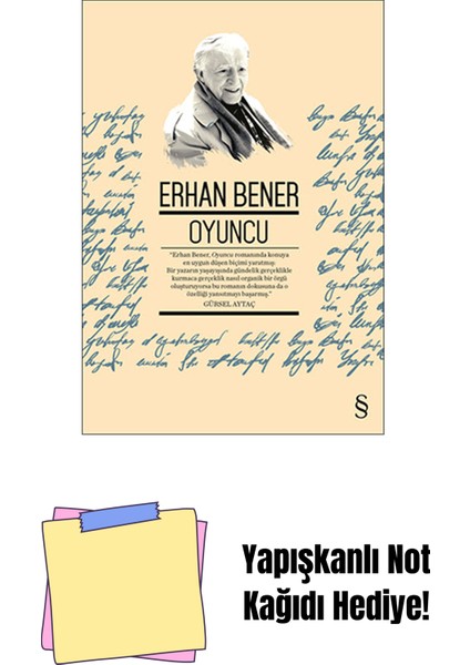 Oyuncu + Yapışkanlı Not Kağıdı