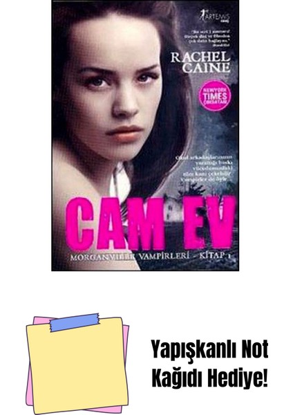 Cam Ev + Yapışkanlı Not Kağıdı
