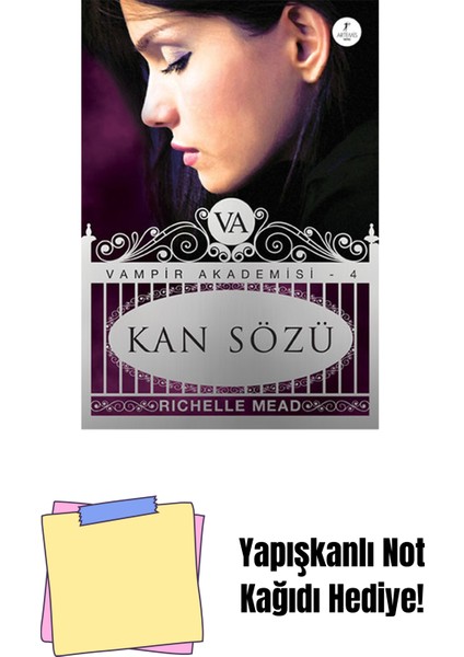 Vampir Akademisi 4 + Yapışkanlı Not Kağıdı