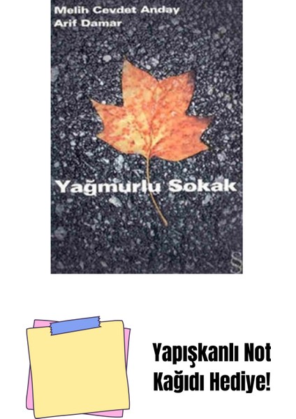 Yağmurlu Sokak + Yapışkanlı Not Kağıdı