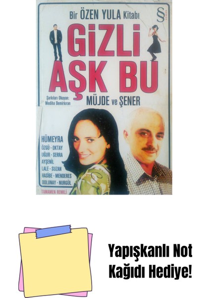 Gizli Aşk Bu + Yapışkanlı Not Kağıdı