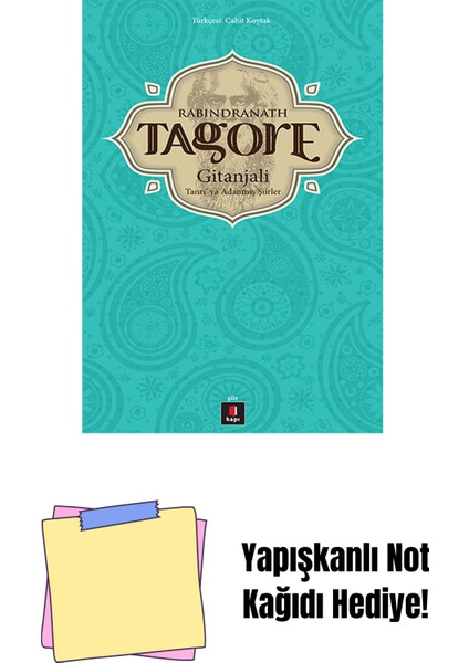 Gitanjali + Yapışkanlı Not Kağıdı