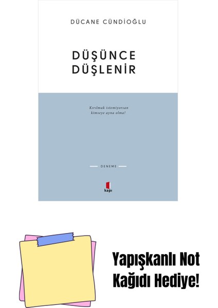 Düşünce Düşlenir + Yapışkanlı Not Kağıdı
