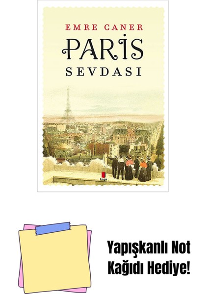 Paris Sevdası + Yapışkanlı Not Kağıdı