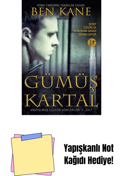 Gümüş Kartal + Yapışkanlı Not Kağıdı