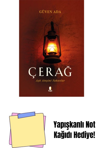 Çerağ + Yapışkanlı Not Kağıdı