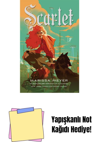 Scarlet + Yapışkanlı Not Kağıdı