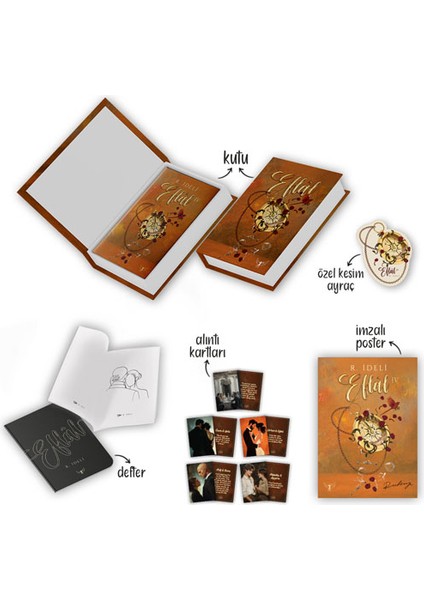 Eflâl 4 (Ciltli - Kutulu Set) + Yapışkanlı Not Kağıdı fiyatları