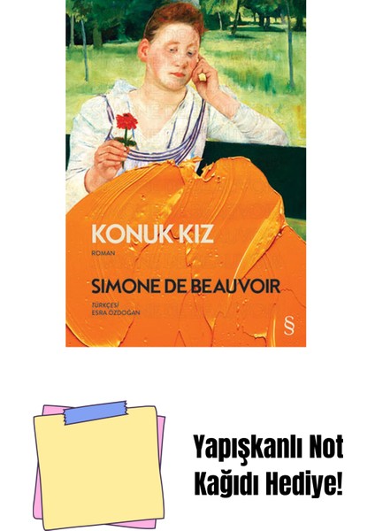 Konuk Kız + Yapışkanlı Not Kağıdı