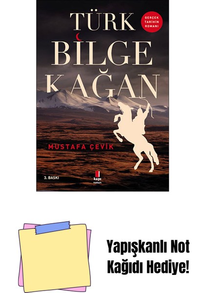 Türk Bilge Kağan + Yapışkanlı Not Kağıdı