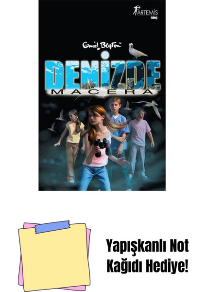 Denizde Macera 4. Kitap + Yapışkanlı Not Kağıdı