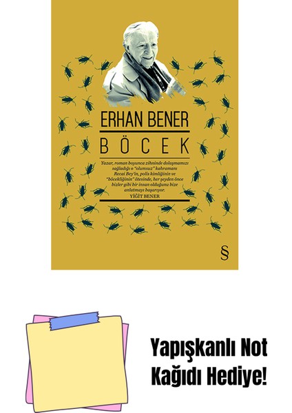 Böcek + Yapışkanlı Not Kağıdı