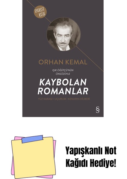 Kaybolan Romanlar + Yapışkanlı Not Kağıdı