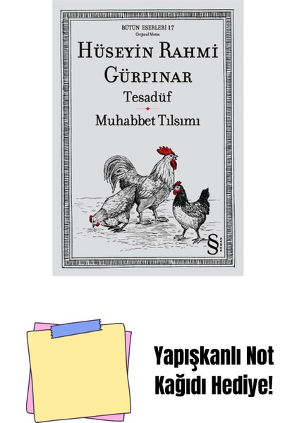 Tesadüf - Muhabbet Tılsımı + Yapışkanlı Not Kağıdı