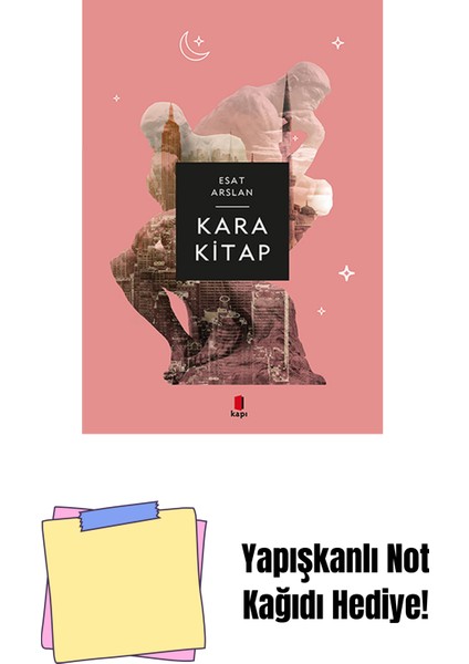 Kara Kitap + Yapışkanlı Not Kağıdı