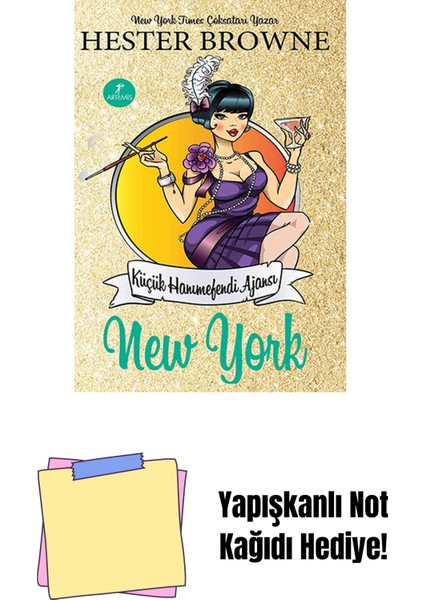 New York + Yapışkanlı Not Kağıdı