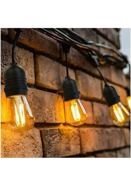 Mykonos Sarkıt Eklenebilir Dış Mekan Sarmaşık Yılbaşı Ağaç ve Bahçe Aydınlatma E27 Duylu 10 Metre 20 Duy indirimleri