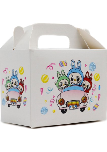 Labubu Baskılı Karton Kutu 3’lü Set | 10X14 cm | Hediye, Parti ve Sunum Kutusu fiyatları