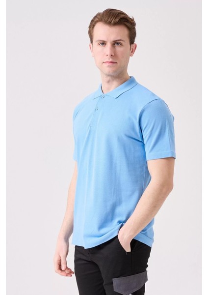 Erkek Yazlık Polo Tişört Açık 100 Pamuk Galanthus Shırt modelleri