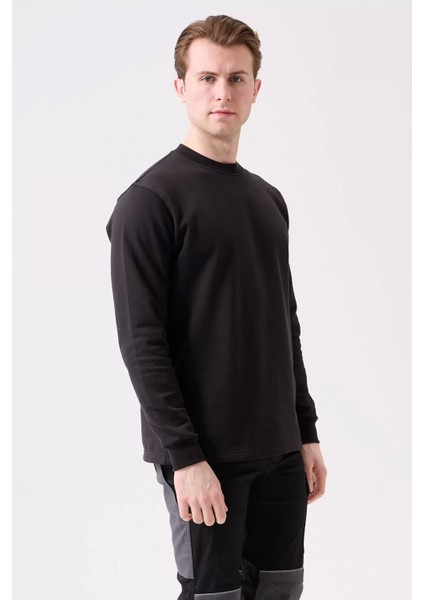Pamuklu Sweatshirt Kışlık Erkek Süveter Galanthus Basic Rahat Kesim Günlük Iş Kullanımı Için modelleri