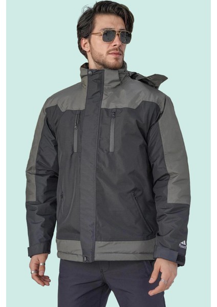Kışlık Su Geçirmez Erkek Mont 163 Fiyort Naroy Nefes Alabilen Kapitone Astar