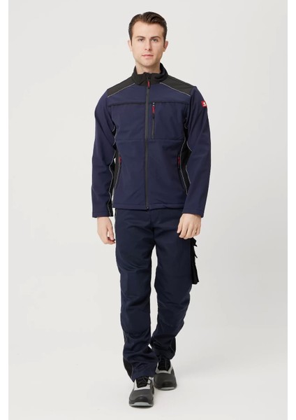 Kışlık Iş Güvenliği Softshell Mont Allium Suya Rüzgar Kesici Termal Iç Astarlı modelleri