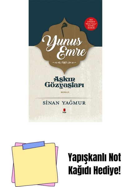 Yunus Emre - Aşkın Gözyaşları (Ciltli) + Yapışkanlı Not Kağıdı