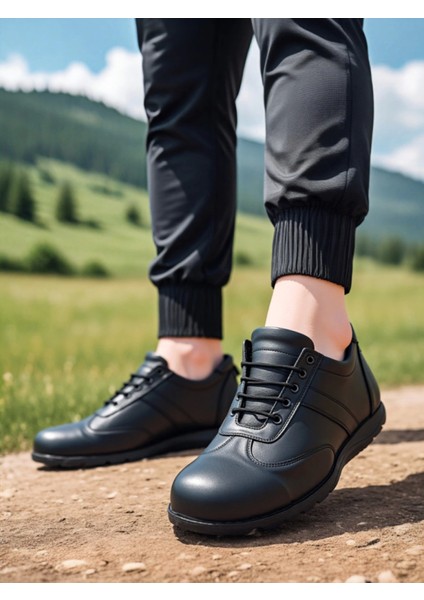 Erkek Deri Kaymaz Tabanli Is Guvenligi Ayakkabisi Yeni Yasa Ayakkabısı Taban Ayakkabı