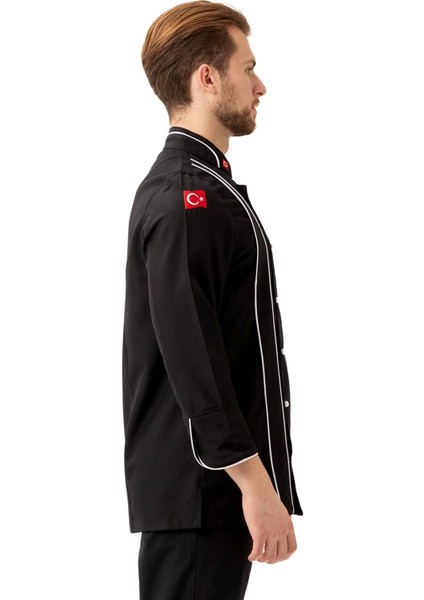 Aşçı Ceketi Kruvaze Profesyonel Hispanica Şef Nefes Alabilir Şık Mutfak modelleri