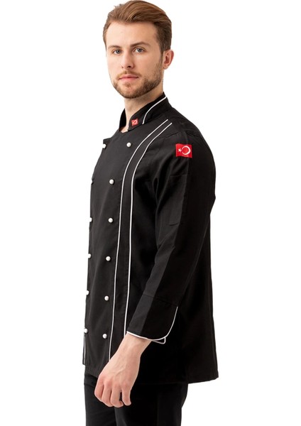 Aşçı Ceketi Kruvaze Profesyonel Hispanica Şef Nefes Alabilir Şık Mutfak fırsatları