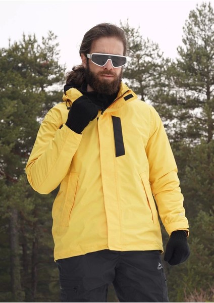 Kışlık Erkek Mont Polar Astarlı Su Geçirmez Fiyort Floyen Polarlı Yağmurluk Yağmura Karşı Maksimum fiyatları