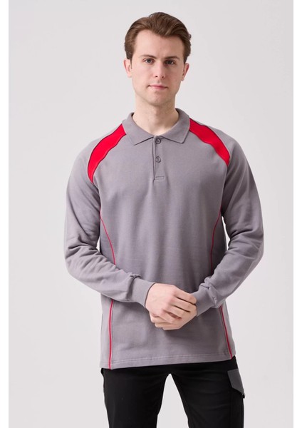 Polo Yaka Uzun Kollu Sweatshirt Detayli Is Giyim Vancelya Nefes Alabilir Iş Günlük Için fiyatları