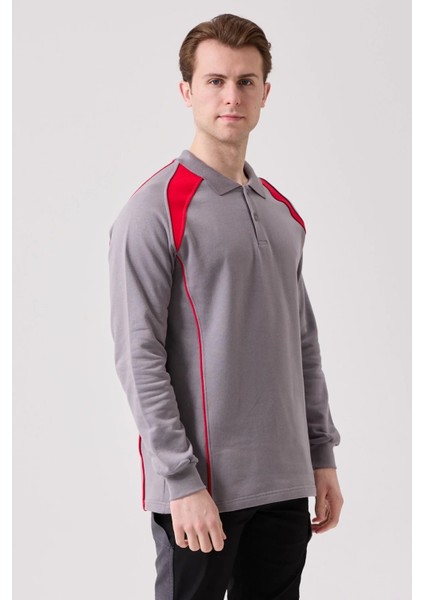 Polo Yaka Uzun Kollu Sweatshirt Detayli Is Giyim Vancelya Nefes Alabilir Iş Günlük Için modelleri