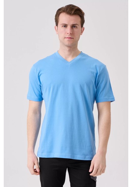 V Yaka 100 Pamuk Penye Tshirt Is Gvenligi Galanthus Shirt Nefes Alabilir Rahat Şık Tasarım fiyatları