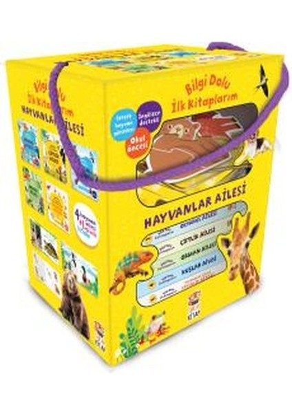 Bilgi Dolu Ilk Kitaplarım Hayvanlar Ailesi Set (5 Kitap)
