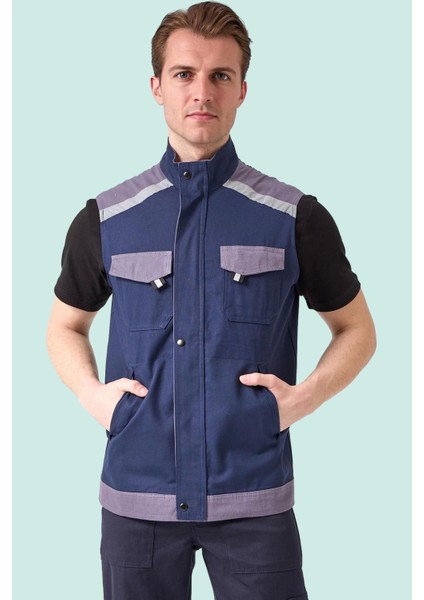 Iş Yeleği Grimavi Gabardin Yazlık Çok Cepli Blaze Hafif Nefes Alabilir