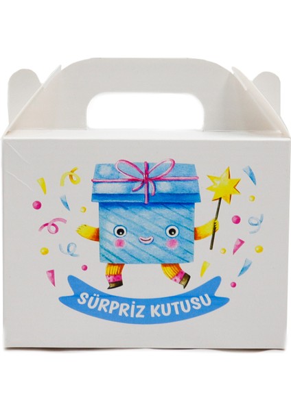 Sürpriz Temalı Karton Kutu 3’lü Set | 10X14 cm | Hediye, Parti ve Sunum Kutusu indirimleri
