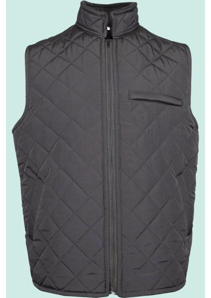 Kışlık Erkek Yelek Kapitone Iş Güvenliği Micro Desenli Yeleği Çift Cepli Iç Giyim Koruyucu