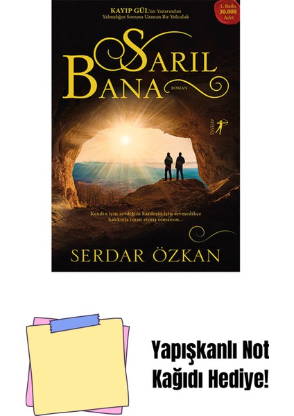 Sarıl Bana + Yapışkanlı Not Kağıdı