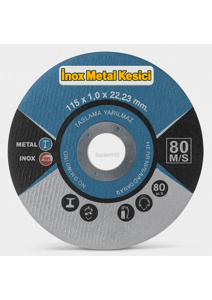 Inox Kesme Diski 115X1,0X22,23 mm Ince Metal Kesici Taş Disk Spiral Demir Kesici Disk fiyatları