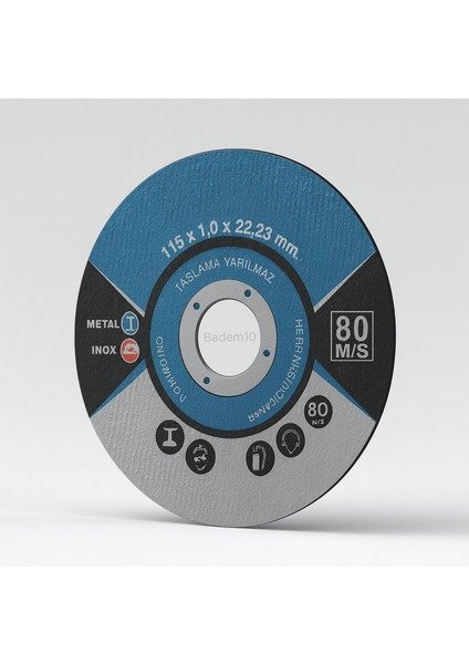 Inox Kesme Diski 115X1,0X22,23 mm Ince Metal Kesici Taş Disk Spiral Demir Kesici Disk modelleri